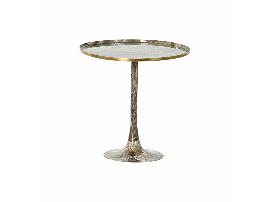Mesa de Apoio DKD HOME DECOR (Alumínio - 51 x 51 x 51 cm)