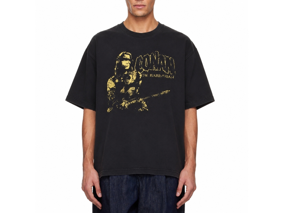 Rockinstone Conan The Man Black Adult T-shirt Size:xxl
