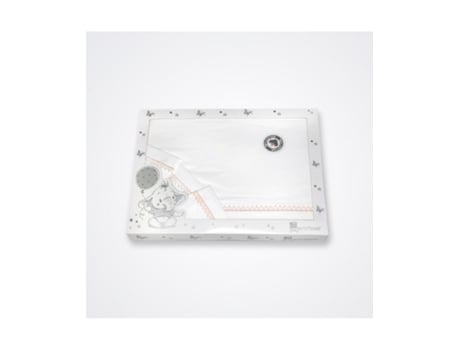 Jogo de lençóis de berço Rosa Pointilla Rosa 060X120 Cm MARTIFANEL