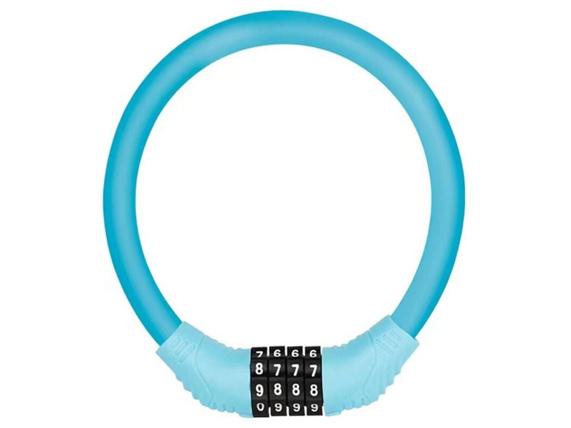 Cadeado Portátil Para Bicicleta Com Código, Cadeado Universal Para Bicicletas E Scooters Elétricas, Azul. Aquaforge