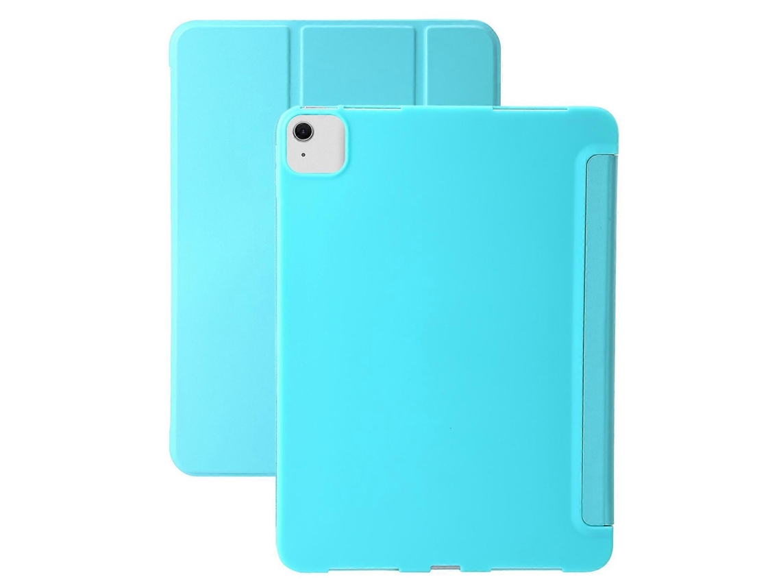 Para iPad Air 13 (2024) com capa de silicone tripla e protetor interno da Hengrongshen Light Blue (2025)