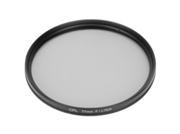Filtro polarizador CPL para câmeras DSLR, compatível com Fuji e Nikon, lente polarizadora.