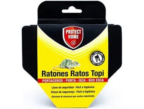 Protect Home Control de Roedores Portacebos para Ratones Con Llave de Seguridad Higiénico
