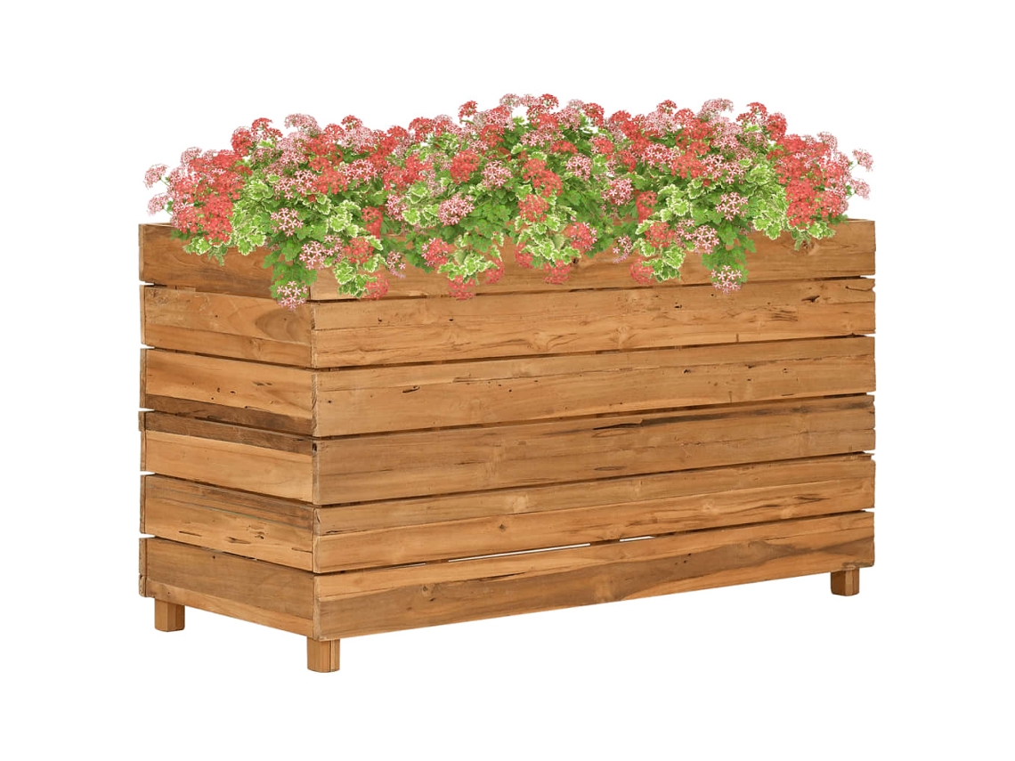 Raised Bed, Raised Beds Vidaxl Marrom Teca (100 X 40 X 55 Cm)