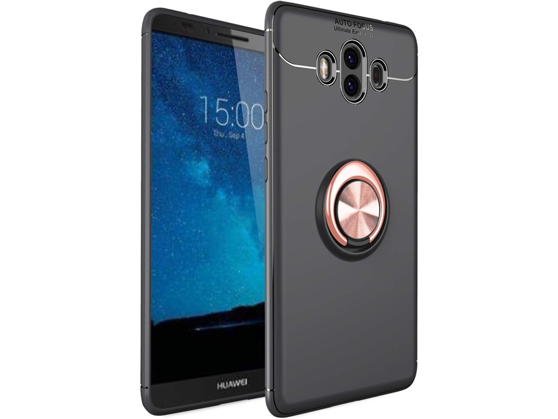 Capa Fólio Protetores Tipo para Huawei Mate10 HONGWE. Anti-Choque Preto