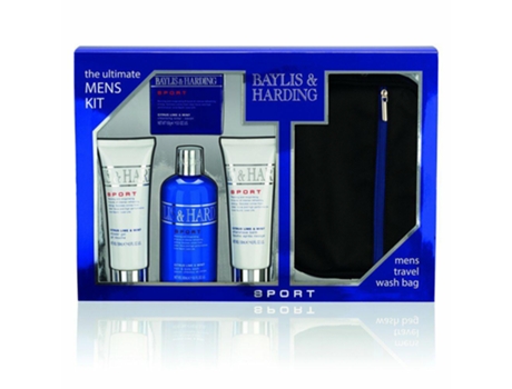 Conjunto de Banho The Ultimate Men´S Kit Sport Citrus Lime&Mint Baylis & Harding 5 Pcs