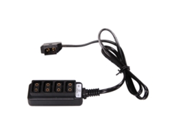 Adaptador De Tomada De Energia D-tap Tipo B Masculino Para 4 Tomadas D-tap Femeninas Para Fotografia