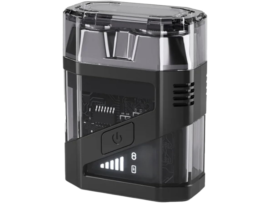 Barbeador Elétrico Portátil e Flutuante Sj 603 com Cabeça Magnética Dupla, Transparente e Lavável. SFUSHOS