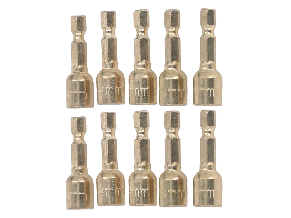 Laxiscreed Chave De Broca Hexagonal Magnética De 8mm E Extensível Para Ferramentas