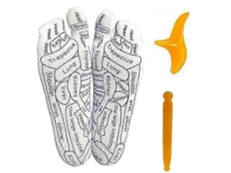 Meias De Massagem Para Os Pés Com Ferramenta De Reflexologia Para Relaxamento E Conforto.