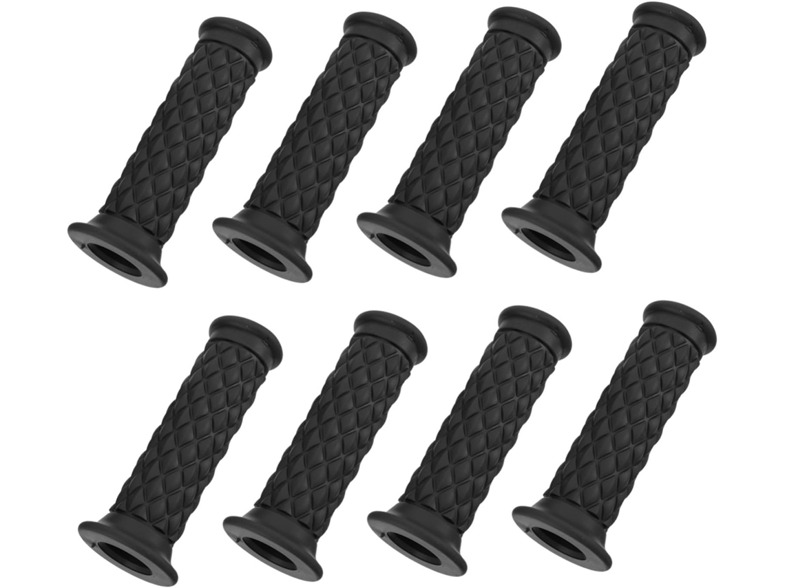 Conjunto De 4 Pares De Manoplas De Borracha Para Bicicleta, Acessórios Para Sujeira, Manoplas Universais Para Guidão.