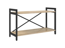 Estante de Madeira Processada Carvalho Sonoma com 40x30x85 cm (MAISON EXCLUSIVE)