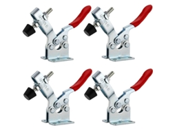 Clamp Toggle Horizontal Tilt Gh-201-b 4pcs Capacidade 100kg 220lbs Aço Carbono Galvanizado Grip Rápido