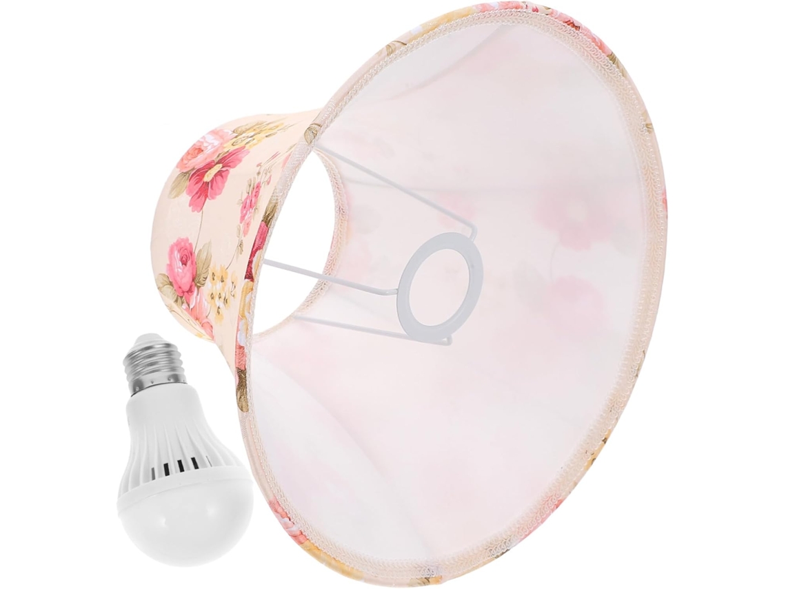 Tecido Para Abajur Com Conector Para Luminárias De Cabeceira, De Chão E De Parede.