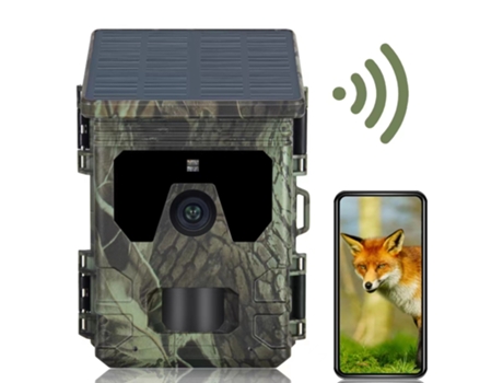 Câmera Solar Trail, Câmera De Visão Noturna 4k 50mp Ip65 À Prova Dágua, Ativação Por Movimento De 0,3s, Grande Angular Jytgalx (verde)