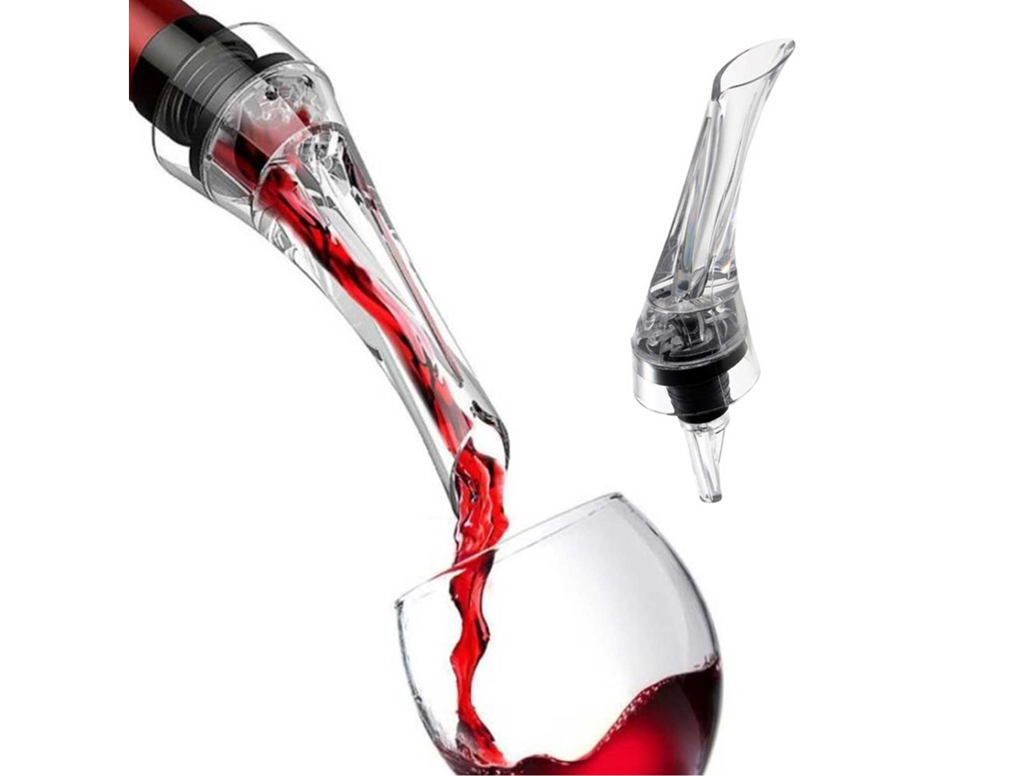 Aerador De Vinho Decantador Para Garrafa De Vinho Aerador Preto