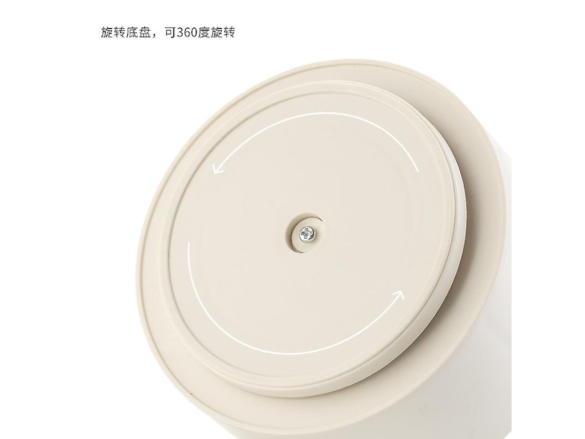 Porta-lápis circular giratório 360° Slowmoose, organizador de mesa, caixa para guardar pincéis de maquiagem e organizador de cosméticos