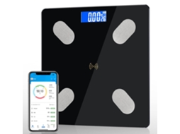 Balança De Impedância Conectada Para Ios E Android Com 12 Medições Dados Corporais: Massa Gorda Muscular