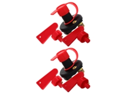 Interruptor De Corte De Bateria De 2 Furos Para Autocaravanas E Barcos, 2 Chaves