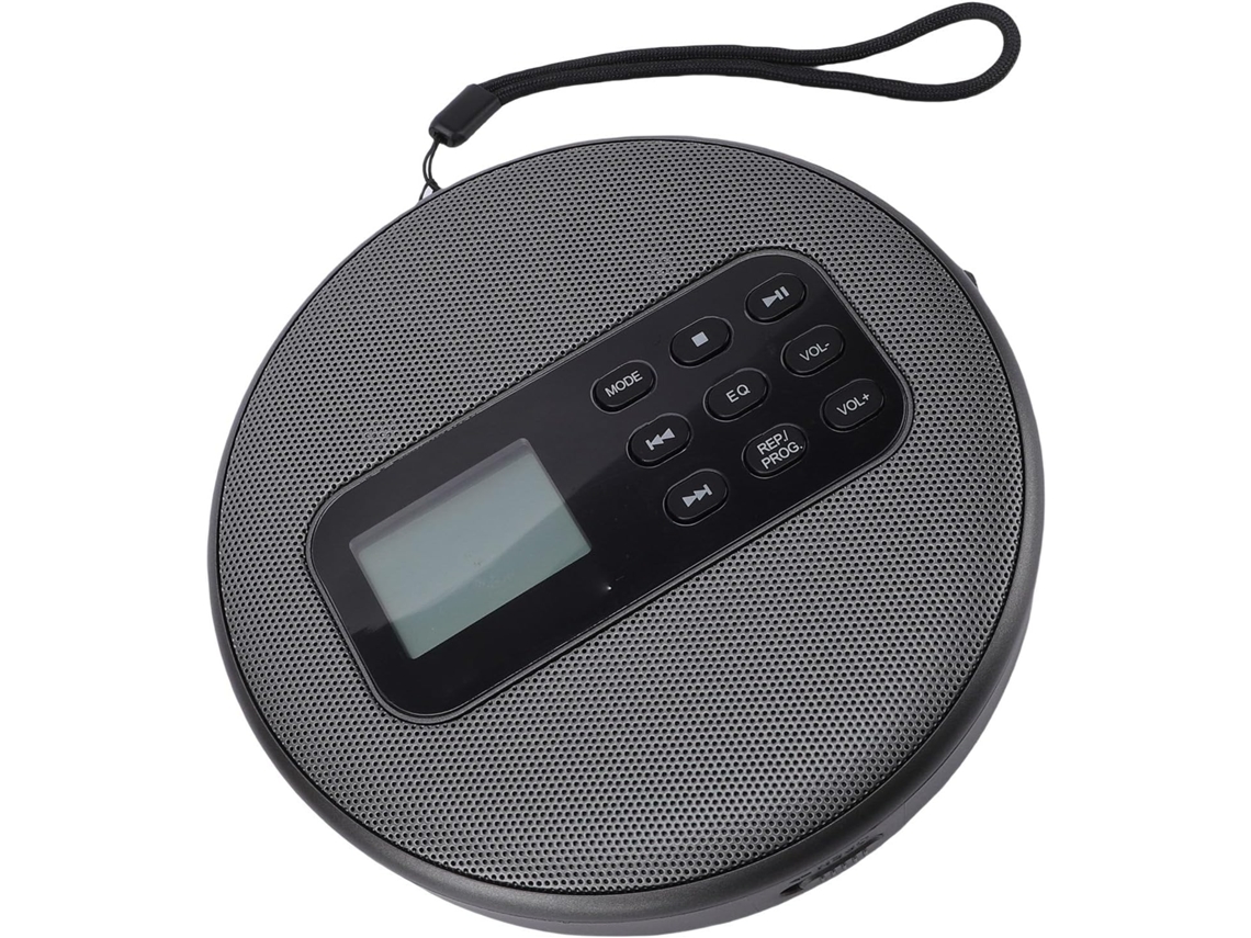 Leitor Cd Portátil Bewinner Com Bateria Recarregável, Bluetooth 5.3, Estéreo Anti-pulos, Reprodução De Mp3/wma