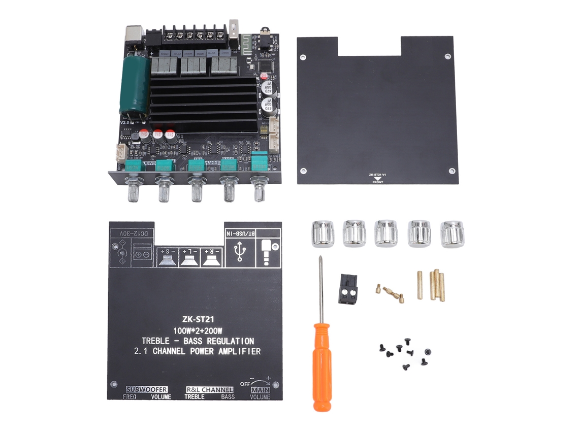 Placa Amplificador Bluetooth LAXISCREED 5.1 2.1 Canais
