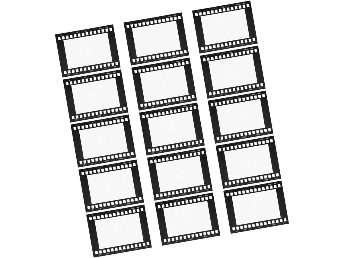 Conjunto De 15 Molduras Vintage Para Fotos Em Formato Tira Filme,