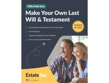 Livro Make Your Own Last Will Testament A StepByStep Guide to Making a Last Will Testament 2023 US Edition de EstateBee (Inglês)