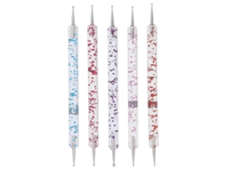 5pcs Caneta De Pontilhado Para Unhas Ferramenta De Arte Em Unhas Diy Portátil Para Salão De Beleza E Lar