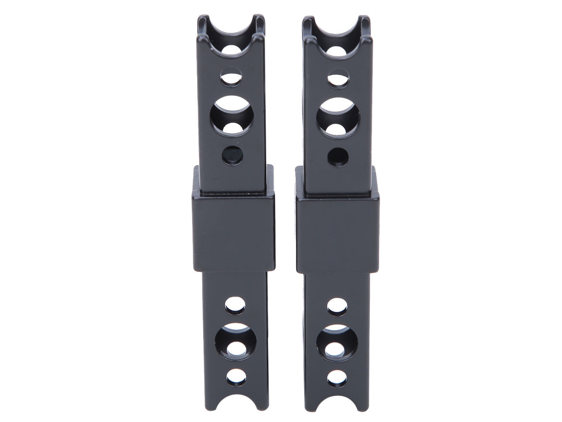 2 Conectores De Feixe 2 Vias Metal Para Peças De Robótica Tetrix Prime 16x16x80mm