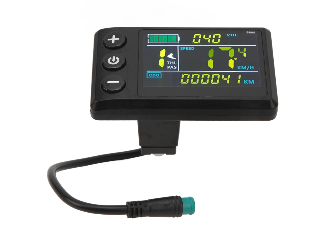 Display Lcd Laxiscreed Para Bicicleta Elétrica S866 Com Visor De Fácil Leitura