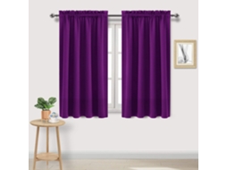 Cortinas Blackout Para Quarto - Cortinas Térmicas Com Bolso Para Varão De Cortina, Cortinas De Economia De Energia Para Sala De Estar E Cozinha, 2