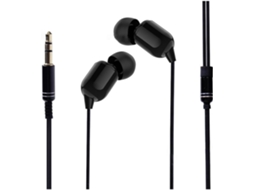 Fones De Ouvido Intra Auriculares Com Fio 3 Metros, Som Com Graves Profundos E Cancelamento De Ruído, Ideais Para