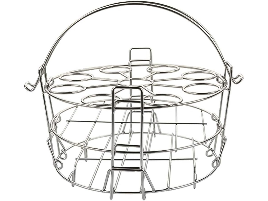 Lurelia Escorredor Cozinha Aço Inox 22,2 X 14 Cm Empilhável Ovos