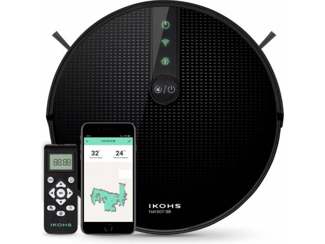 Aspirador Robô IKOHS NETBOT S18 (Autonomia 120 min)