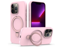 Capa Yuysan Para Iphone 16 Silicone Liquido Magsafe Aro Metal (suporte Para Anel, Orifícios Precisos) Preto