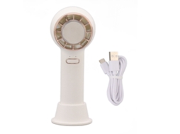 Ventilador Portátil de Mão com Resfriamento por Semicondutor Recarregável Usb 2200mah 3 Níveis de Vento Silencioso | S/MARCA