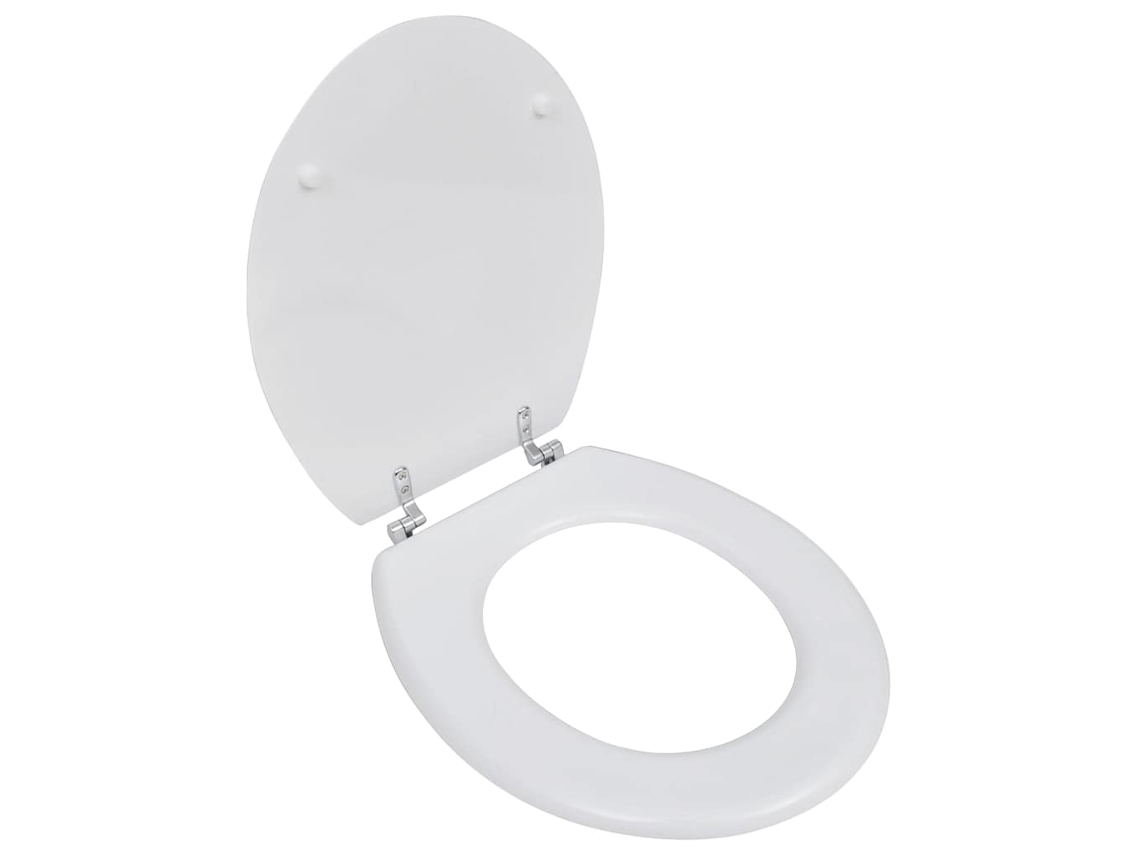 Toilet Seat, Toilet Seats Vidaxl Branco Mdf (n/a)