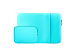 Bolsa Portátil Para Portátil , 11 Polegadas, Com Bolso Frontal E Bolsa Para Acessórios Verde Claro