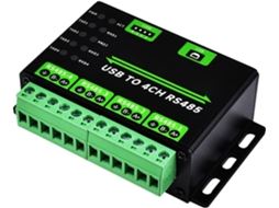 Conversor Usb para Rs485 de 4 Vias de Nível Industrial com Múltiplas Proteções SFUSHOS