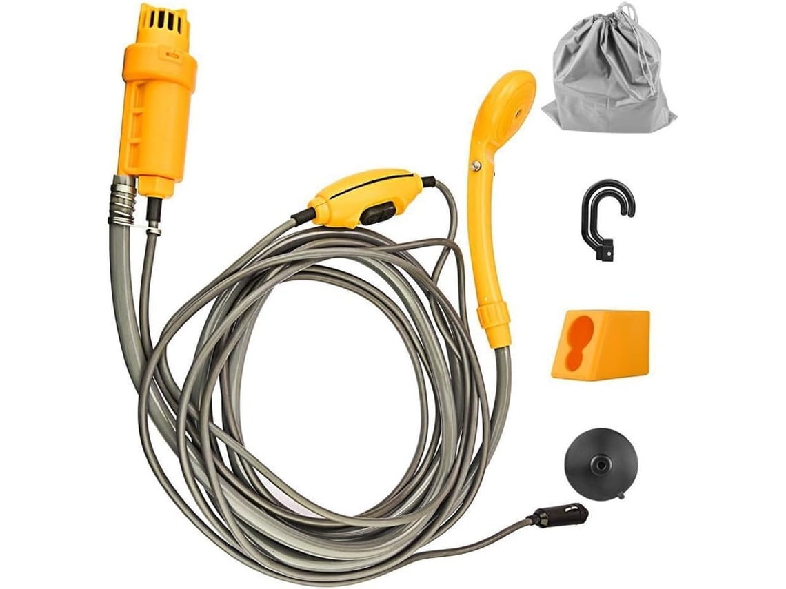 Ducha Portátil Para Camping E Viagens, Ducha De Camping Com Adaptador 12v Para Carro