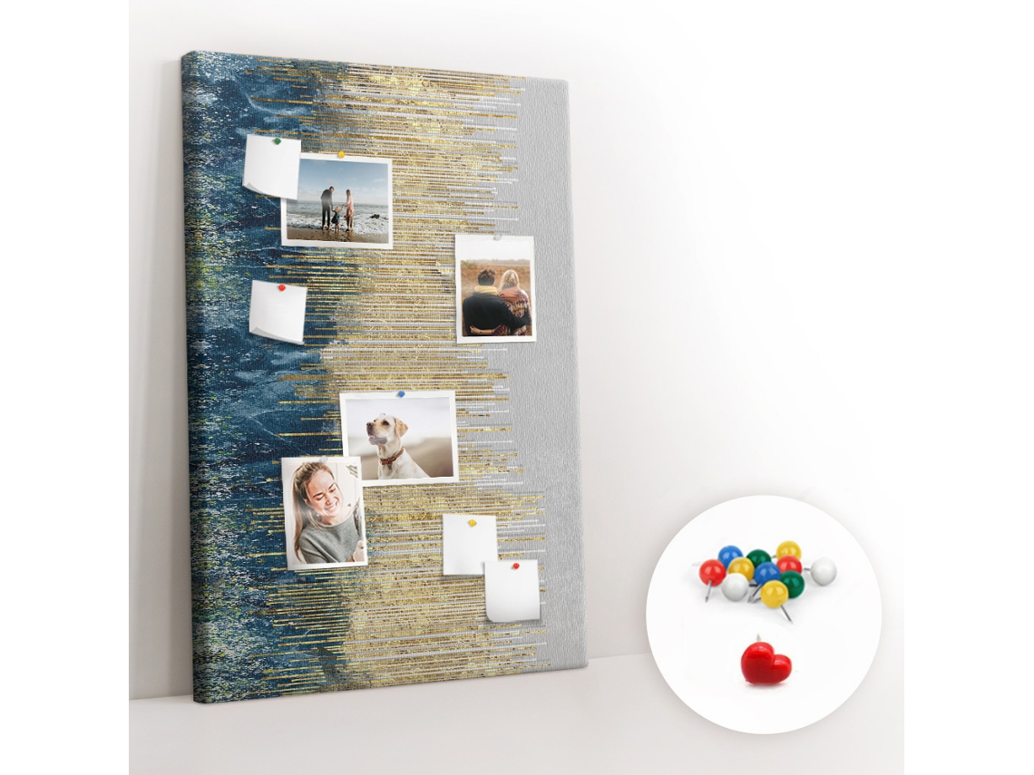 Quadro De Cortiça Padrão Decorativo Para O Quarto Das Crianças Espelharte (80x120 Cm)
