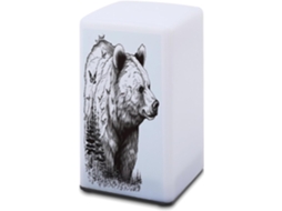 Luminária De Mesa A Bateria Design Urso E Vida Selvagem Leitura Para Escritório, Quarto, Proteção Ocular E Economia De