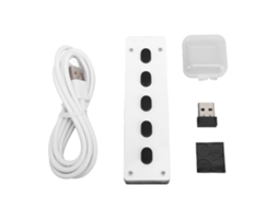 Mini Teclado Programable Con 5 Teclas Usb Inalámbricas Bluetooth 2.4g para Personalización.