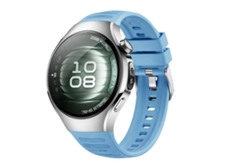 Bracelete para Huawei Watch 5 Silicone Corrugado com Fivela de Aço Prate Preta XIAOMOYU (42mm)