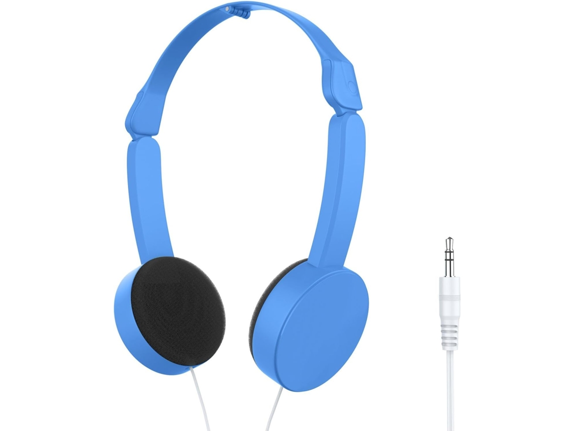 Fones De Ouvido Infantis Com Microfone, Conector De 3, 5mm, Dobráveis E Leves, Com Cabo De 120cm