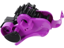 Dispensador semiautomático e suporte para fita adesiva ABS, ideal para embalagens e fácil de usar no trabalho.