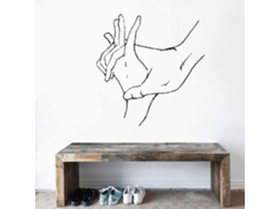 Adesivos Muraux, Adesivos Muraux Maison Chambre Chambre Décoration Esthétique Amovible 57x74cm
