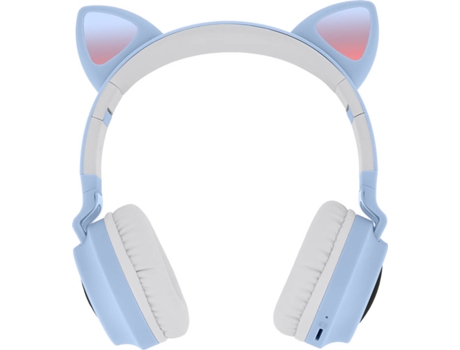 Auscultadores Bluetooth AVIZAR KASK-DPP-MINOU (On Ear - Bluetooth - Noise Cancelling - Azul)