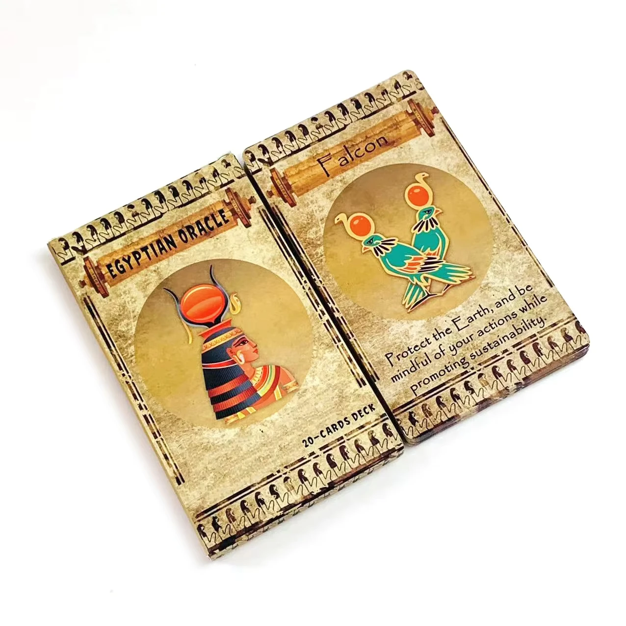 Um Baralho De Cartas Oráculo Egípcio Totalmente Novo, Com 20 Designs Clássicos, Adequado Tanto Para Iniciantes Quanto Para Profissionais.