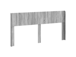 Conjunto 1 Cabeceira Vidaxl Cinzento Derivados De Madeira (200 Cm)
